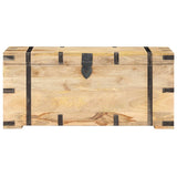 Chest 90x40x40 cm Solid Mango Wood - Side View