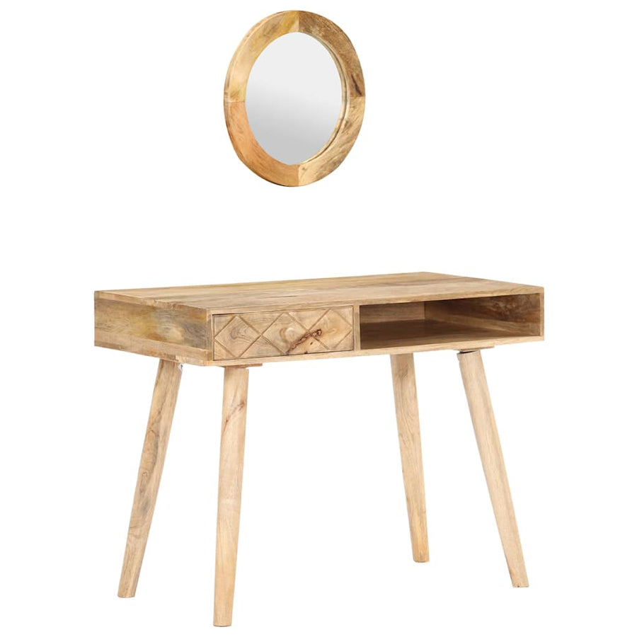 Dressing Table 100x50x76 cm Solid Mango Wood