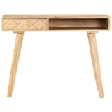 Dressing Table 100x50x76 cm Solid Mango Wood - Side View