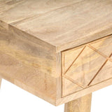 Dressing Table 100x50x76 cm Solid Mango Wood - Close-Up Angle