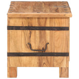 Chest 90x40x40 cm Solid Acacia Wood - Top-Down View