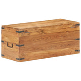 Chest 90x40x40 cm Solid Acacia Wood - Top-Down View