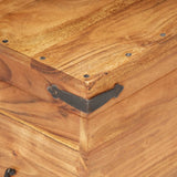 Chest 90x40x40 cm Solid Acacia Wood - 45-Degree Angle