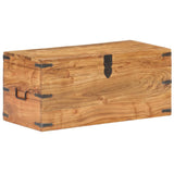 Chest 90x40x40 cm Solid Acacia Wood - Extra Image