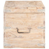 Chest 90x40x40 cm Solid Acacia Wood - Top-Down View