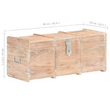 Storage Chest 90x40x40 cm Solid Acacia Wood