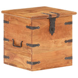 Chest 40x40x40 cm Solid Acacia Wood - Extra Image