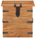 Chest 40x40x40 cm Solid Acacia Wood