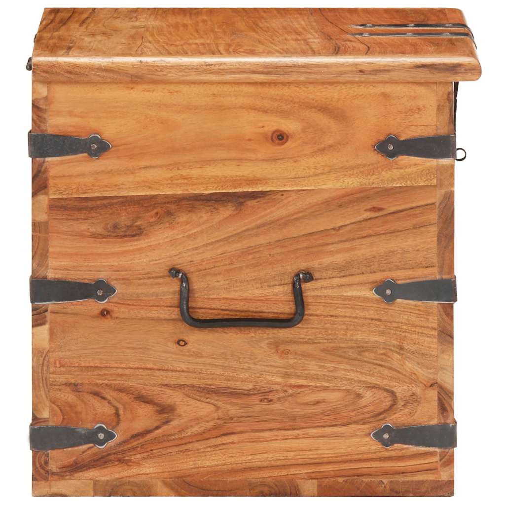 Chest 40x40x40 cm Solid Acacia Wood