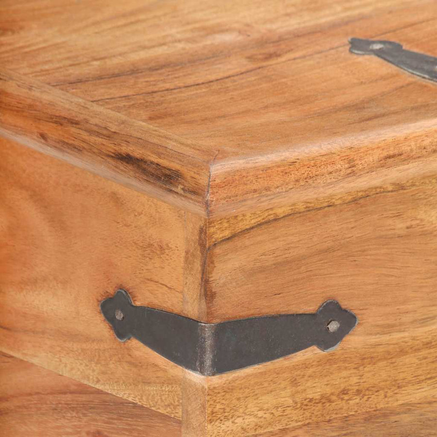 Chest 40x40x40 cm Solid Acacia Wood