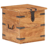 Chest 40x40x40 cm Solid Acacia Wood - Extra Image