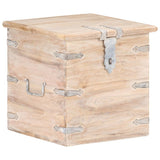 Chest 40x40x40 cm Solid Acacia Wood