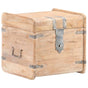 Chest 40x40x40 cm Solid Acacia Wood