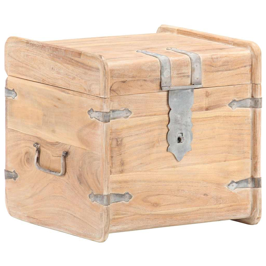 Chest 40x40x40 cm Solid Acacia Wood