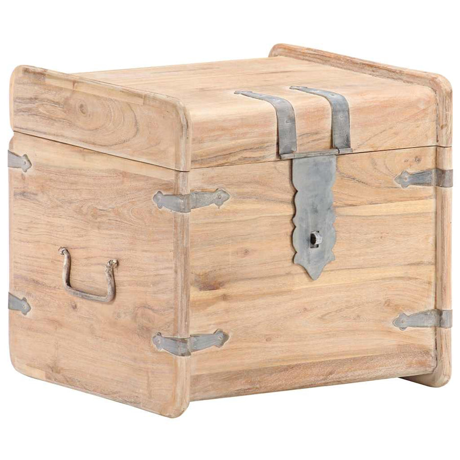 Chest 40x40x40 cm Solid Acacia Wood