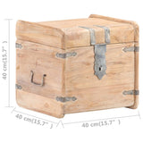 Chest 40x40x40 cm Solid Acacia Wood - Extra Image