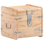 Chest 40x40x40 cm Solid Acacia Wood