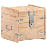 Chest 40x40x40 cm Solid Acacia Wood - Extra Image