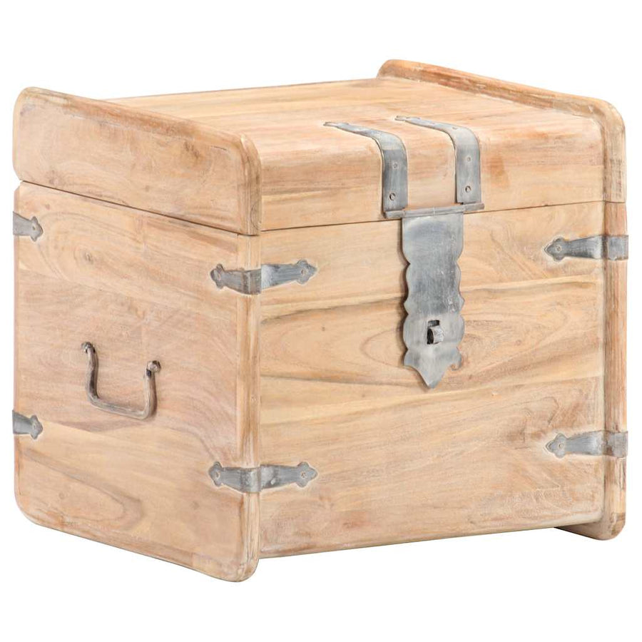 Chest 40x40x40 cm Solid Acacia Wood