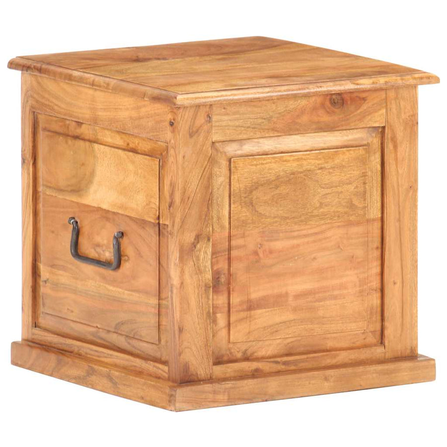Chest 40x40x40 cm Solid Acacia Wood