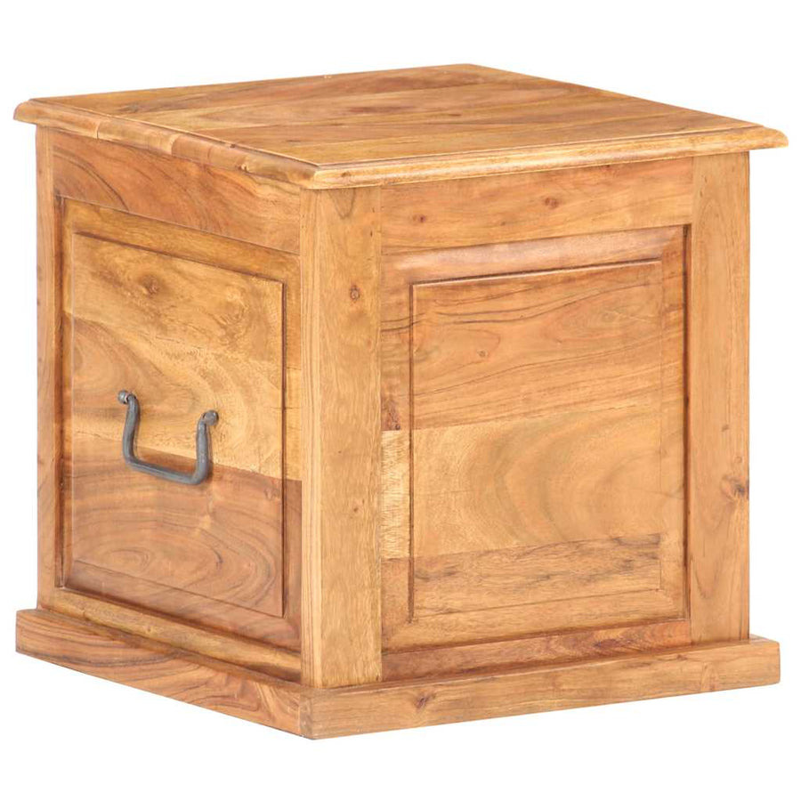 Chest 40x40x40 cm Solid Acacia Wood