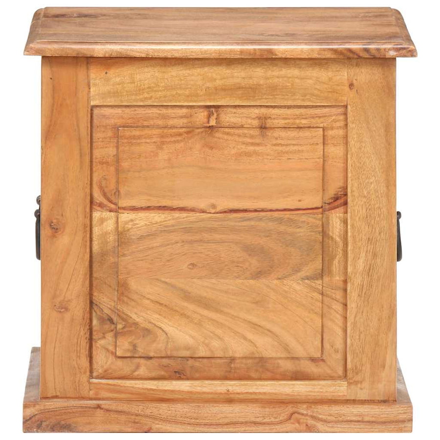 Chest 40x40x40 cm Solid Acacia Wood