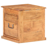 Chest 40x40x40 cm Solid Acacia Wood