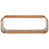 Coffee Table 90x50x30 cm Solid Acacia Wood - Front View
