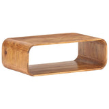 Coffee Table 90x50x30 cm Solid Acacia Wood - Low Angle
