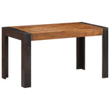 Dining Table 140x70x76 cm Solid Rough Mango Wood