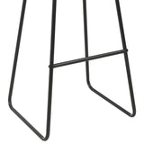 Bar Stools 4 pcs Black Faux Leather
