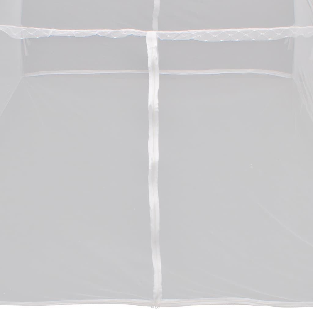 Camping Tent 200x120x130 cm Fiberglass White