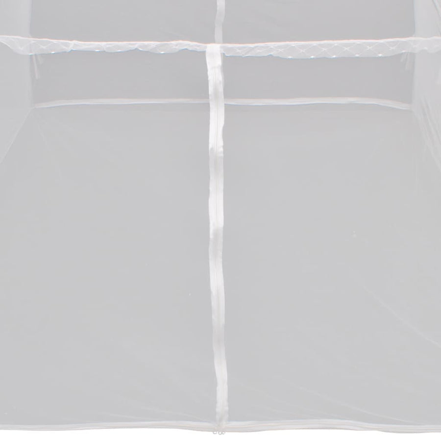 Camping Tent 200x120x130 cm Fiberglass White