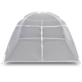 Camping Tent 200x150x145 cm Fiberglass White - Front View