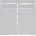 Camping Tent 200x150x145 cm Fiberglass White