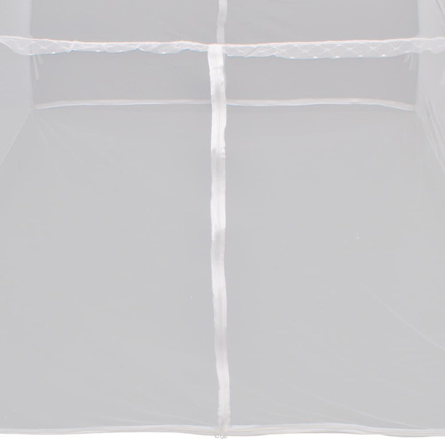 Camping Tent 200x150x145 cm Fiberglass White