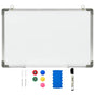 Magnetic Dry-erase Whiteboard White 50x35 cm Steel
