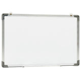 Magnetic Dry-erase Whiteboard White 50x35 cm Steel - Side View