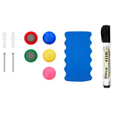 Magnetic Dry-erase Whiteboard White 50x35 cm Steel - 45-Degree Angle