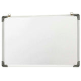 Magnetic Dry-erase Whiteboard White 60x40 cm Steel - Top-Down View