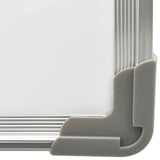 Magnetic Dry-erase Whiteboard White 60x40 cm Steel - Close-Up Angle