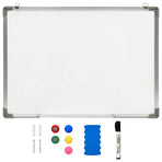 Magnetic Dry-erase Whiteboard White 70x50 cm Steel