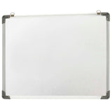 Magnetic Dry-erase Whiteboard White 70x50 cm Steel - Top-Down View