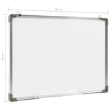 Magnetic Dry-erase Whiteboard White 70x50 cm Steel - Extra Image