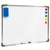 Magnetic Dry-erase Whiteboard White 90x60 cm Steel - Front View