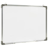 Magnetic Dry-erase Whiteboard White 90x60 cm Steel - Side View