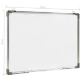 Magnetic Dry-erase Whiteboard White 90x60 cm Steel - Extra Image