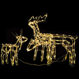 3 Piece Christmas Light Display Reindeers 229 LEDs