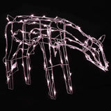 3 Piece Christmas Light Display Reindeers 229 LEDs - Rear View