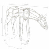 3 Piece Christmas Light Display Reindeers 229 LEDs - Extra Image